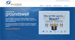 Desktop Screenshot of groundswell.net