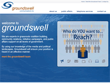 Tablet Screenshot of groundswell.net