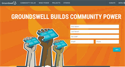Desktop Screenshot of groundswell.org